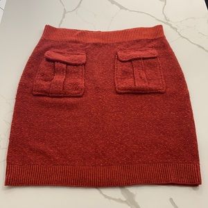 Anthropologie Wool/Cotton Skirt